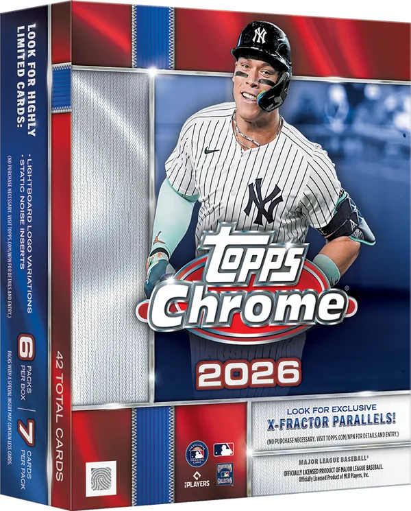 2026 Topps Chrome Baseball mega box