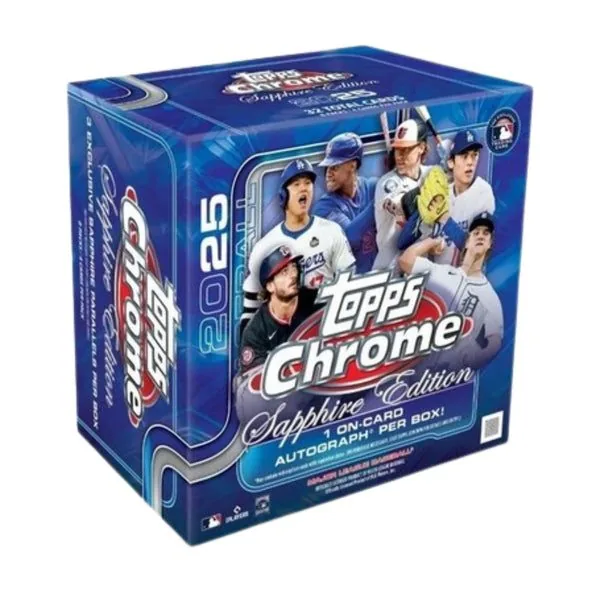 2025 Topps Chrome Sapphire Edition Baseball box